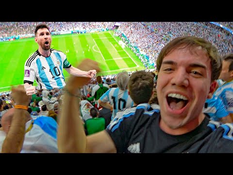 Argentina vs México 2-0 REACCIONES DE UN HINCHA EN QATAR MUNDIAL 2022