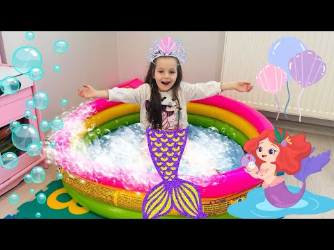 Barbie Havuz Videoları!Ada Deniz Kızı Barbie için Harika Bir Havuz Yaptı!Barbie Havuz Videoları.