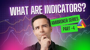 Part 4  - Amibroker Tutorial - What are Indicators?