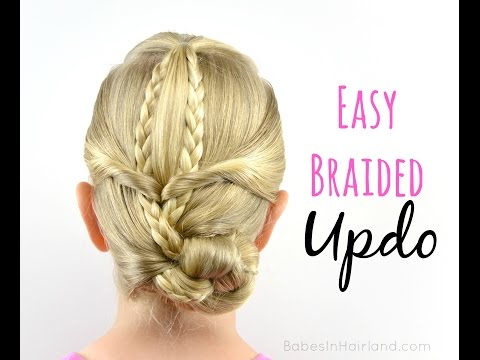 Easy Braided Updo | Wedding Styles | BabesInHairlandWedding Ringsnny wedding