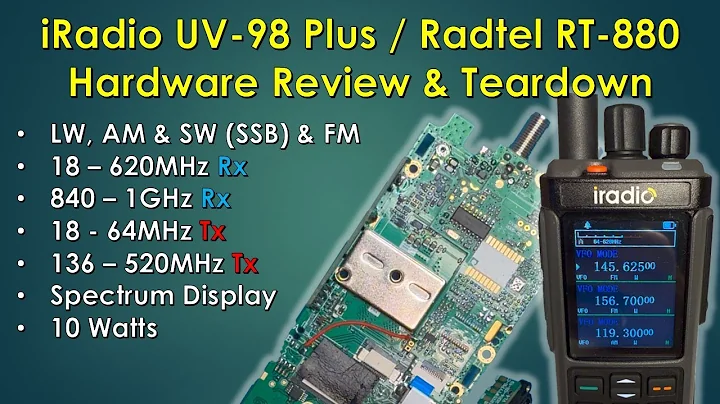 EB016 - iRadio UV-98 / Radtel RT-880 Radio Hardware Review & Teardown