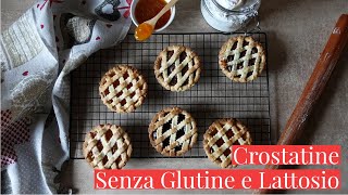 CROSTATINE SENZA GLUTINE E SENZA LATTOSIO CON FARINE NATURALI-Gluten free Shortcrust pastry recipe