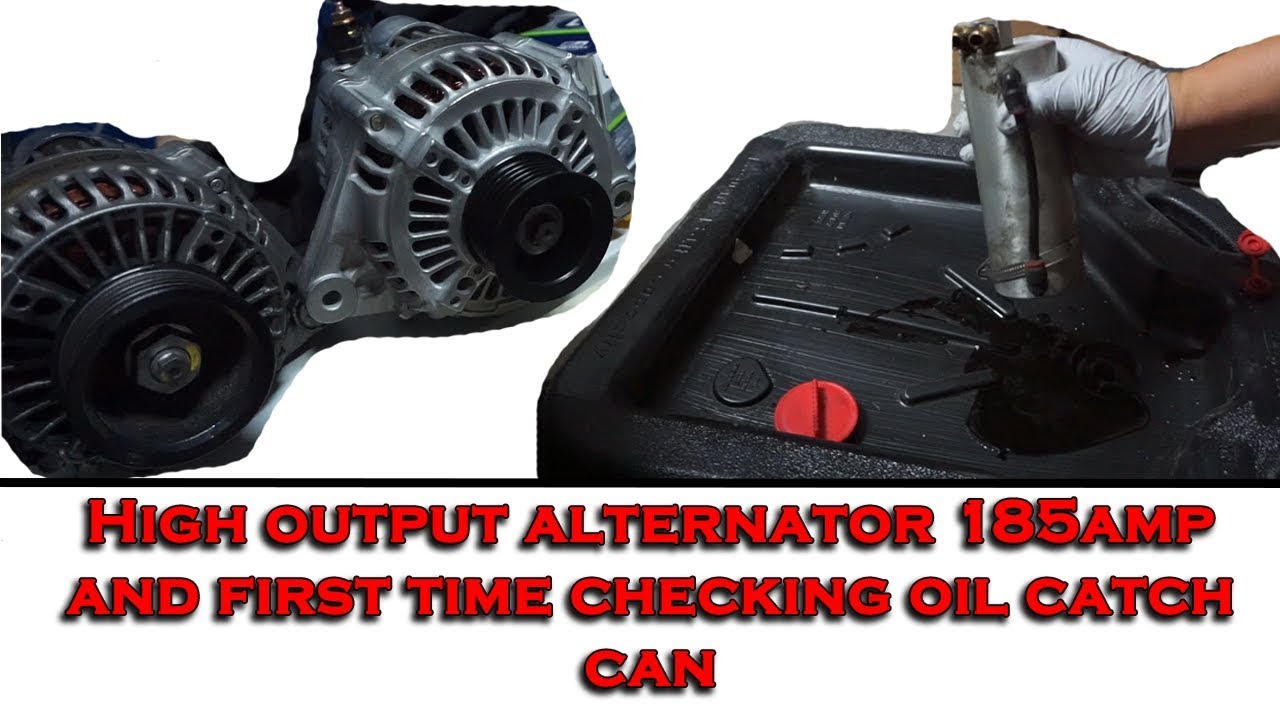 High Output Alternator And Oil Catch Can Check 95 Accord