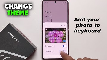 How To Change Keyboard Theme On Samsung Galaxy Z flip 7