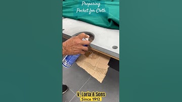 Pool Table Pocket Prep@loriaawards7284  #billiardtable #shorts #pooltable #pooltables #billiards