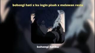 ' bohongi hati x ku ingin pisah x melawan restu ( speed up   reverb )