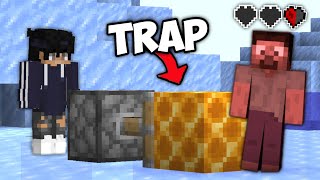 Using the Weirdest Trap to Kill Players on this Minecraft SMP...