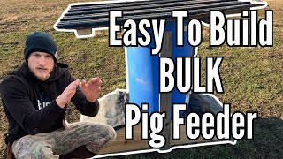 DIY Gravity Fed Pig Feeder