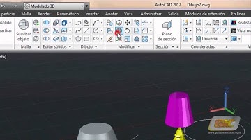 Autocad 2015. Tema 36.2 Manipulación de objetos 3D