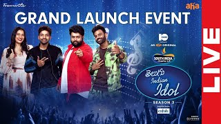 Telugu Indian Idol Season 3 Grand Launch Event LIVE | Thaman, Geetha Madhuri, Karthik | Manastars