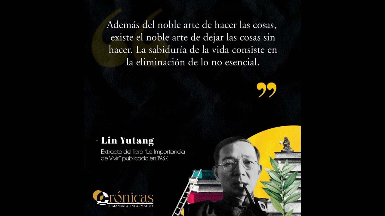 ꒰ ✎┊C͟i͟t͟a͟ ͟d͟e͟l͟ ͟D͟í͟a͟ ꒱ Lin Yutang