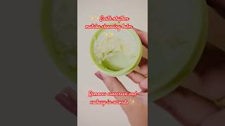 Earth rhythm matcha cleansing balm #earthrhythm #cleansingbalm #makeupremoval #makeup #skincare
