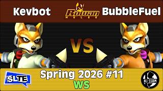 Rowan SSBM Spring 2026 #11: Kevbot (Fox) Vs. BubbleFuel (Fox) - WS