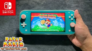 Paper Mario: The Thousand-Year Door | Nintendo Switch Lite Gameplay