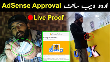 Google AdSense Approval in Pakistan (Live Proof) | AdSense Approval for Urdu Website