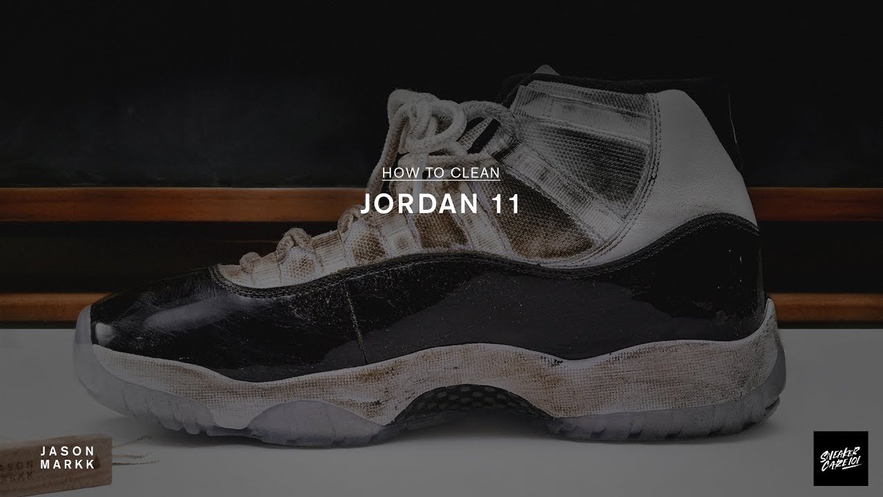 HOW-TO CLEAN JORDAN XI CONCORDS 