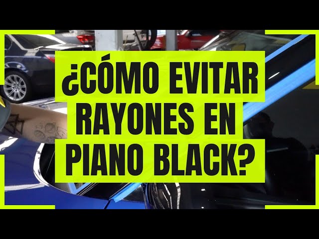 2 métodos para eliminar arañazos del negro piano 