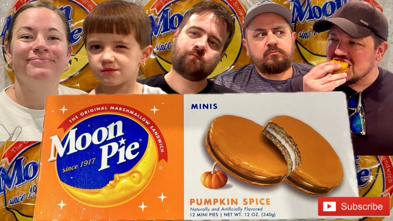 Moon Pie (Minis) - PUMPKIN SPICE - Taste Test & Review! - YouTube