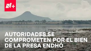 Contaminación de la presa Endhó; Semarnat y Conagua se reunen con habitantes en Hidalgo  En Punto