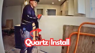 Quartz Countertop Install Start to Finish TimeLapse by BryanBuilt 185 views 4 weeks ago 4 minutes, 50 seconds