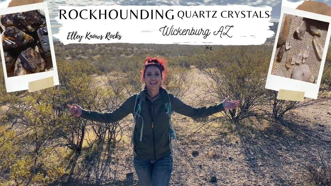 100's of Minerals Guaranteed Quartz crystal hunt arizona rockhound 