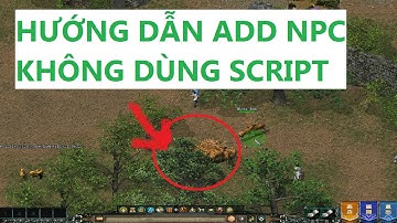 Hướng dẫn sơ về thêm NPC vô map không sử dụng script