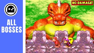 Donkey Kong Country 2 (GBA) - All Bosses - (No Damage)