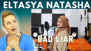 Vocal Coach Reacts to Bad Liar - Imagine Dragons Cover By Eltasya Natasha | REACTION & ANALYSIS