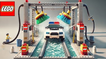 Lego Technic Car: I Built A Lego Car Wash Machine 🚗