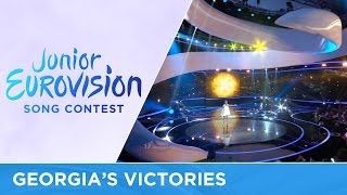 The three times Georgia won the Junior Eurovision Song Contest