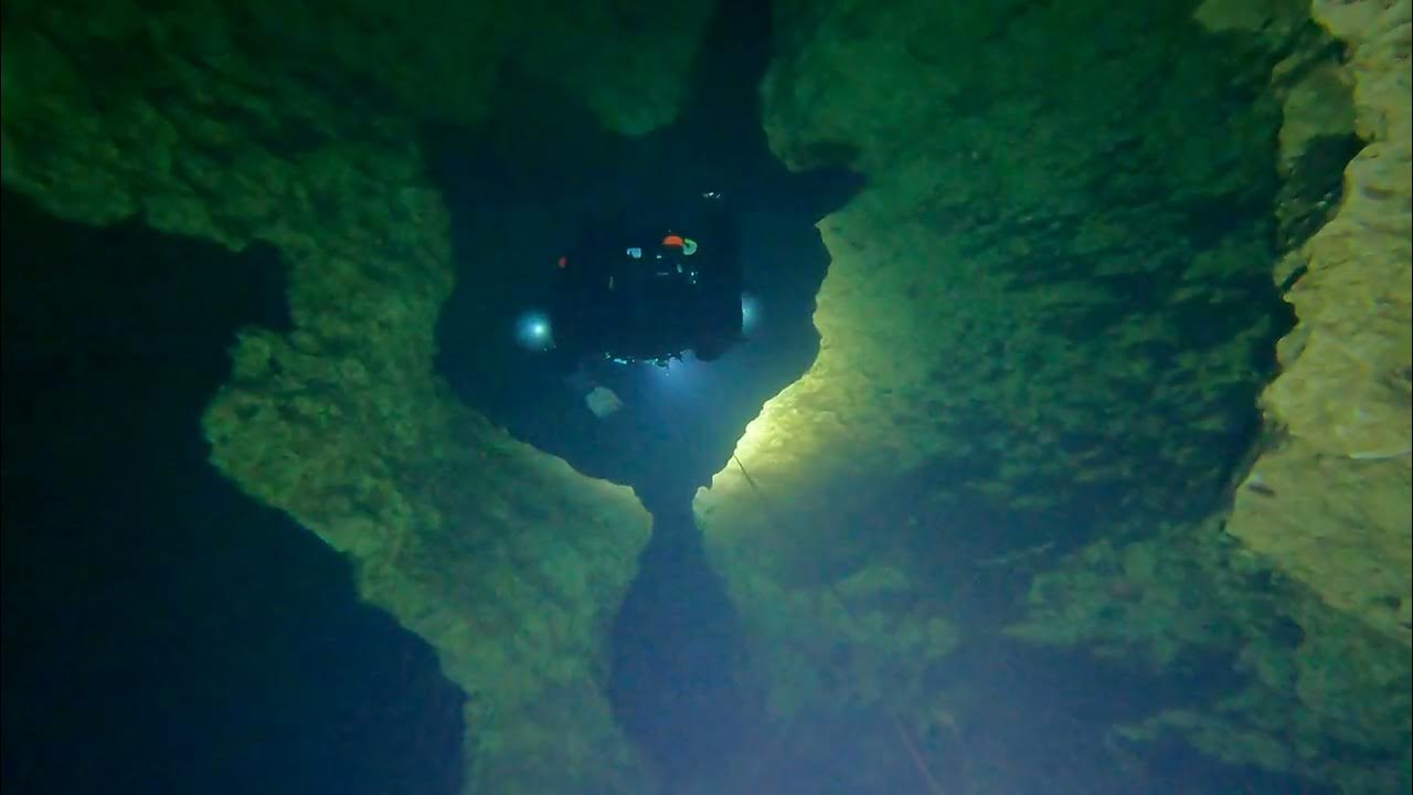 Peacock Springs 7 Swim to Crossover Tunnel Buddy's Persepctive YouTube