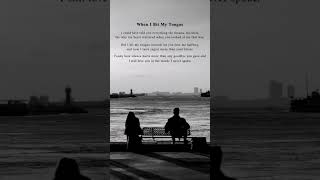 Celebrity 😔 Regret & Dreams | When I Bit My Tongue || Inspirational Quotes Profile