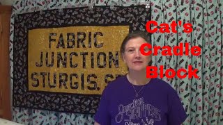 Cat's Cradle quilt block.