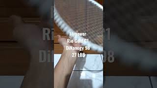 Flypower Rio Gold C1 Tontowi Ahmad Raket Badminton Senar Yonex Nanogy 98 Tarikan 27 LBS Tantowi
