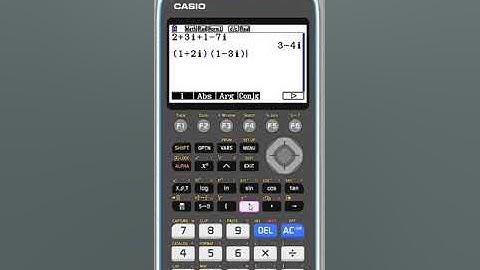 Complex Numbers Graphing Calculators