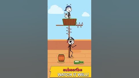 Thief Puzzle(WEEGOON)- Funny Stickman Brain Puzzle Game - All Levels Android Gameplay Walkthrough #1