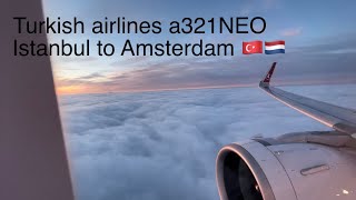 TRIP REPORT- Turkish airlines- Airbus a321NEO- Istanbul to Amsterdam-Economy