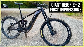 Adjusting to an EBike  Giant Reign E+ 2 First Impressions