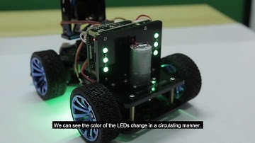 How to use mobaXterm to control Raspberry Pi for RGB LED light color cycle