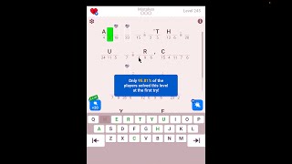 Cryptogram: The Solution For Level 245! - Step by Step Word Brain Puzzle