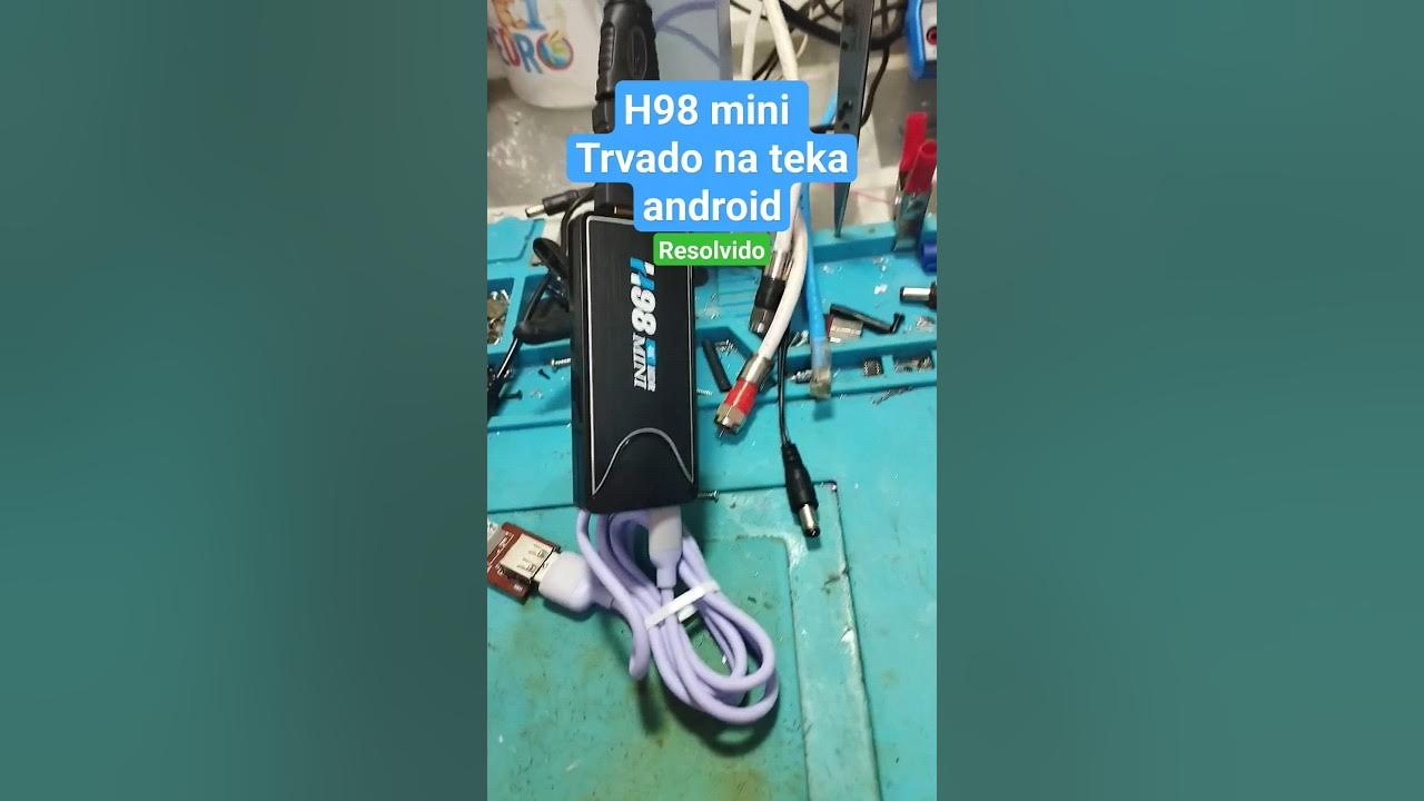 tv box STICK H98 mini travado na tela Android. @apmultisat 84988228428 ...