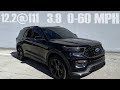 2020 Ford Explorer ST Goes 12.2@111 In the 1/4 Mile and 3.9 0-60 MPH!!!