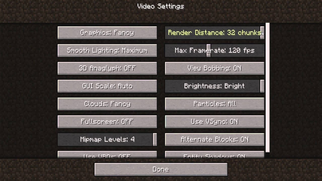 How to increase View Distance in Minecraft - YouTube