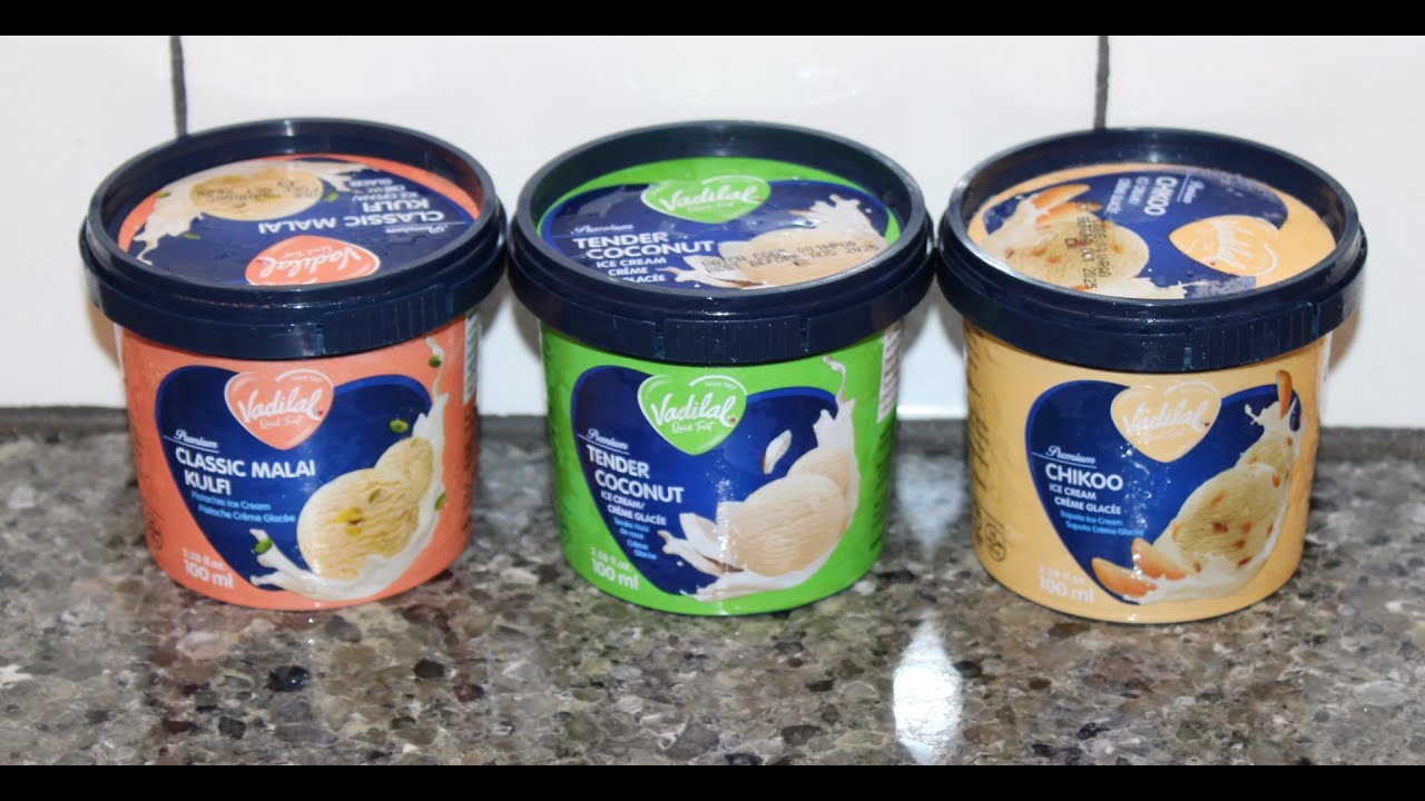 Vadilal Ice Cream: Classic Malai Kulfi, Tender Coconut & Chikoo Review