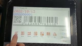 Leadjet V8000 CIJ Inkjet Printer- How to create a Message and print