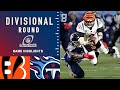 Bengals vs titans divisional round highlights  nfl 2021