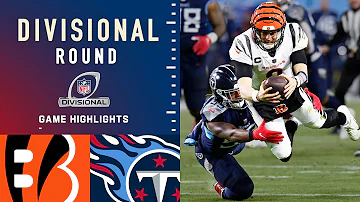 Bengals vs. Titans Divisional Round Highlights | NFL 2021