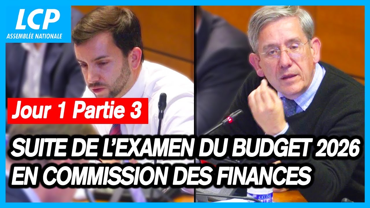 Budget 2026 : Suite de l'examen du projet de loi de finances à l'Assemblée nationale - 20/10/2025