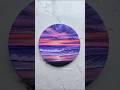 Lilac Afterglow 💜🩷🌊✨️ Seascape Painting Tutorial | Acrylic Painting | Satisfying Art