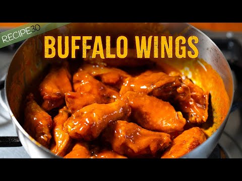 The Best Extra Crispy Buffalo Wings - Super Bowl Chicken Snacks!